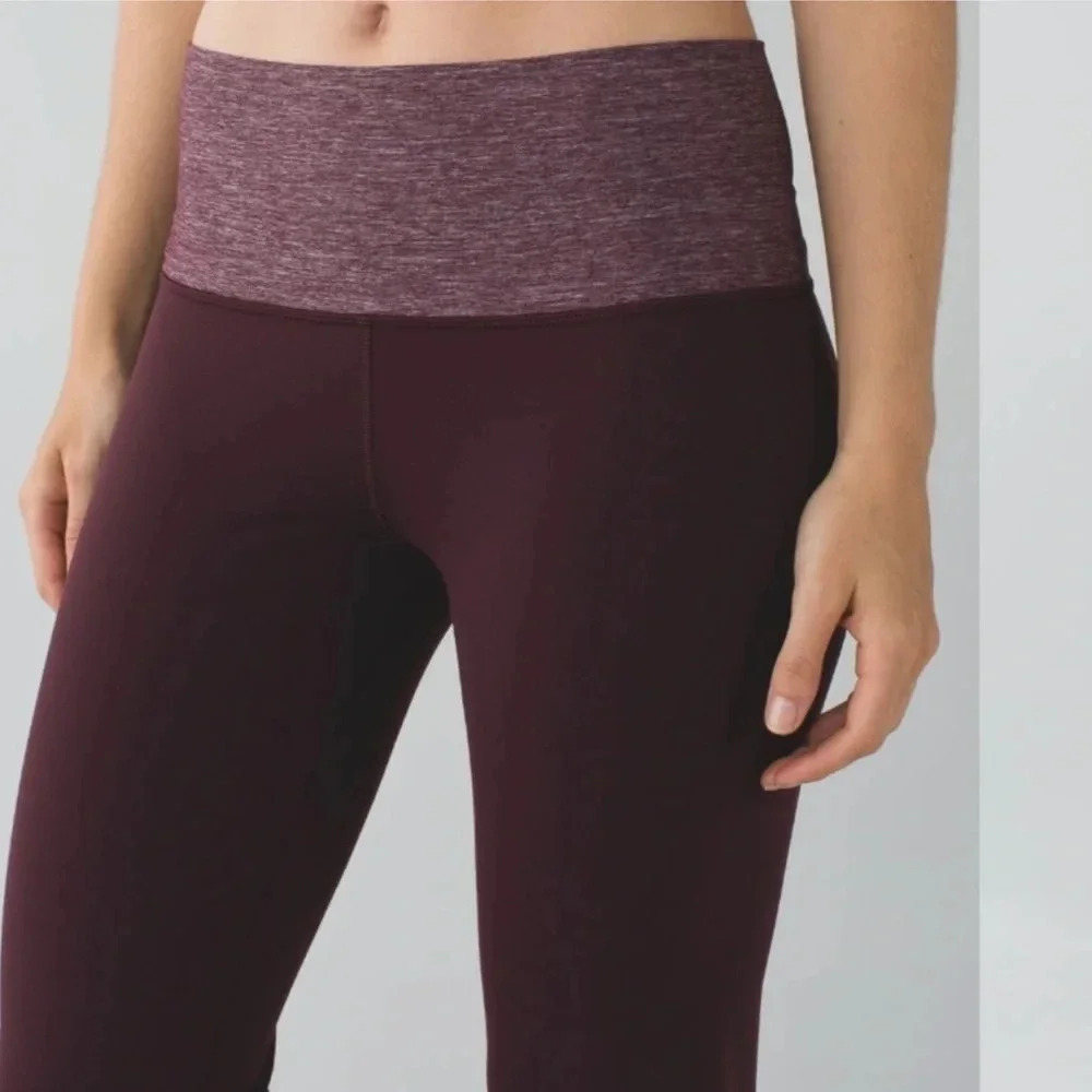 Lululemon Flare High Waisted leggings Tall Fit 8